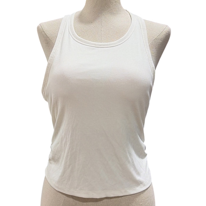 Outdoor Voices Women's Snug Fit Side Ruched Ribbed Tank Top