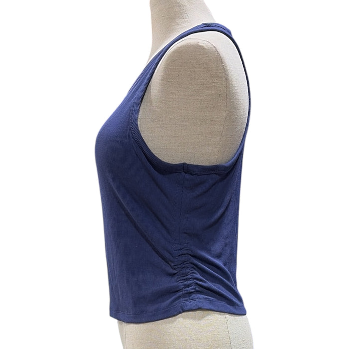 Outdoor Voices Women's Snug Fit Side Ruched Ribbed Tank Top