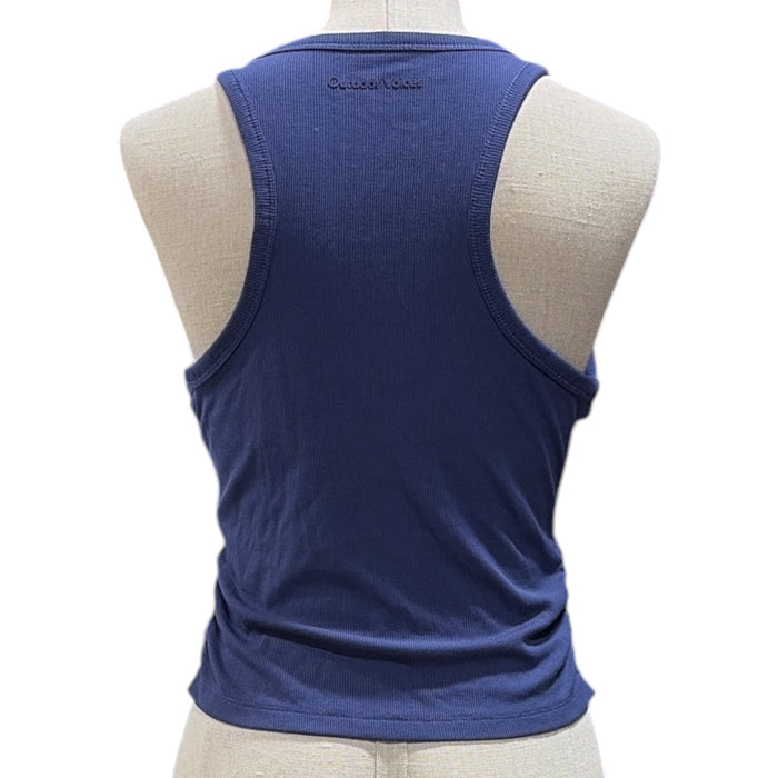 Outdoor Voices Women's Snug Fit Side Ruched Ribbed Tank Top