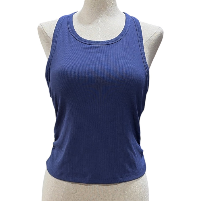 Outdoor Voices Women's Snug Fit Side Ruched Ribbed Tank Top