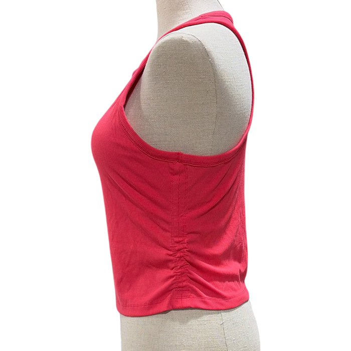 Outdoor Voices Women's Snug Fit Side Ruched Ribbed Tank Top