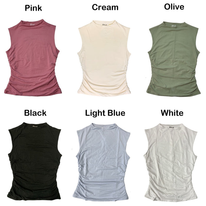 RM by Rebecca Minkoff Women's Soft Mock Neck Tank Top