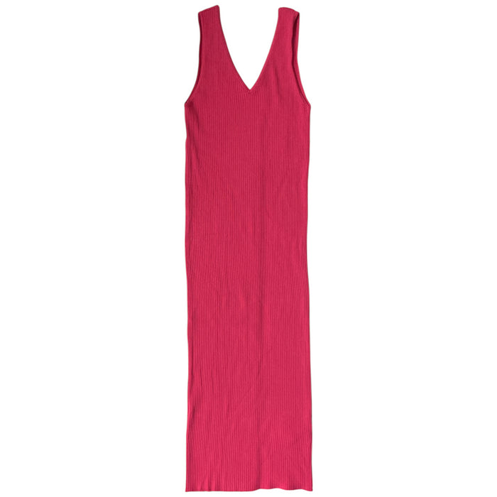 Edited by Remi Bader V-Neck Midi-Length Slim-Fit Tank Dress