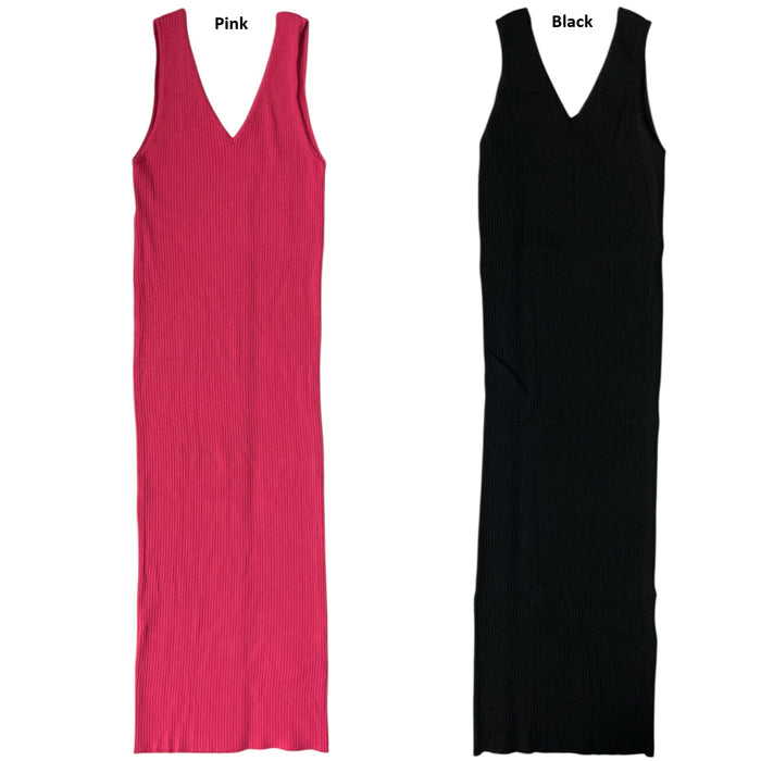 Edited by Remi Bader V-Neck Midi-Length Slim-Fit Tank Dress, Plus Size