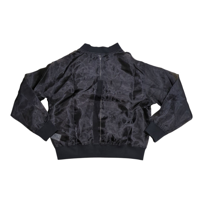 Edited by Remi Bader Women's Lightweight Sheer Bomber Jacket w/ Ribbed Trim