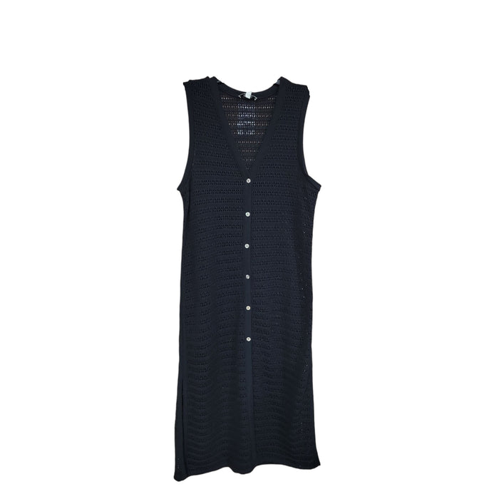 Edited By Remi Bader Women's Relaxed Fit Woven Crochet Cardigan