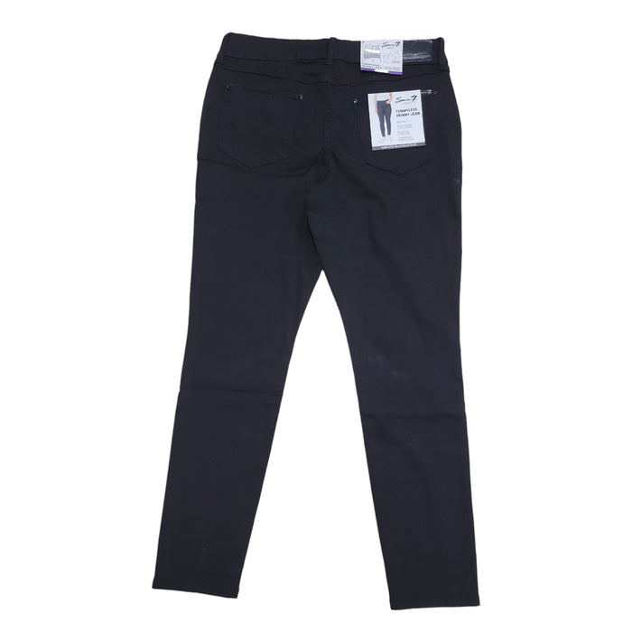 Seven7 Women's Tummyless High Rise Comfortable Stretch Skinny Jean