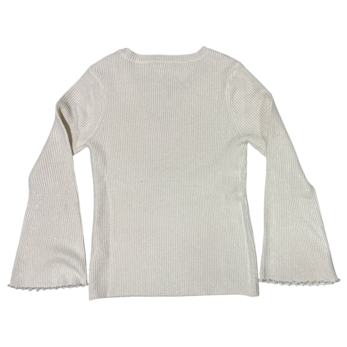 Edited by Hunter McGrady Women's Pearl Trim Bell Sleeve Sweater, Plus Size