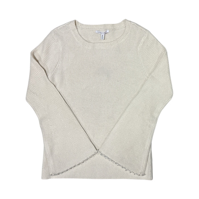 Edited by Hunter McGrady Women's Pearl Trim Bell Sleeve Sweater, Plus Size