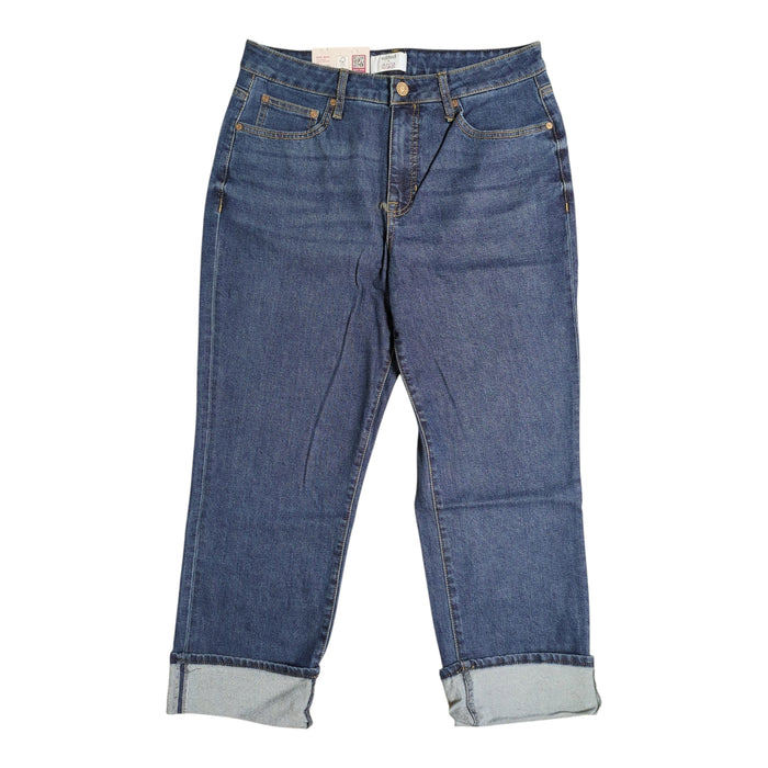Edited by Hunter McGrady Women's Cuffed Wide Leg High Rise Jean, Plus Size