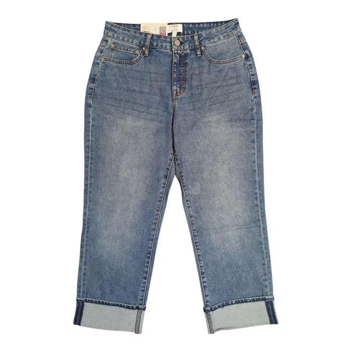 Edited by Hunter McGrady Women's Cuffed Wide Leg High Rise Jean