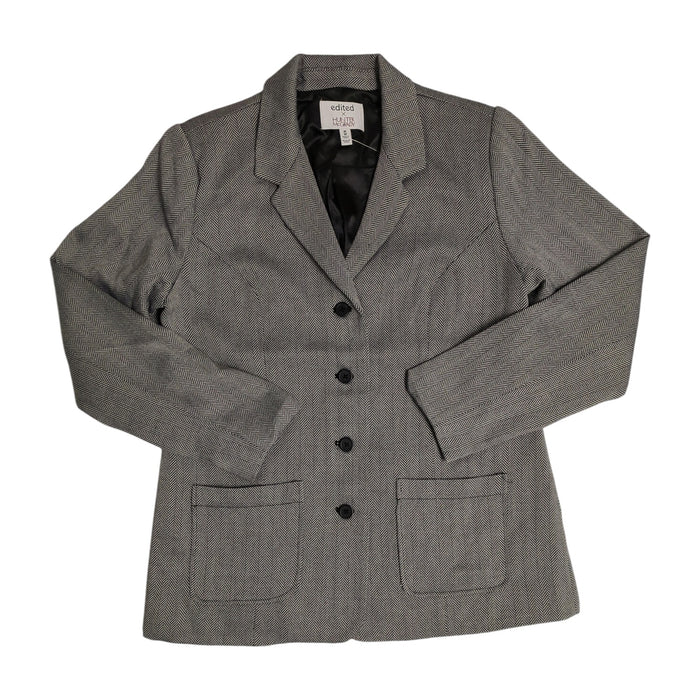Edited by Hunter McGrady Women's Sateen Lined Classic 4 Button Blazer, Plus Size