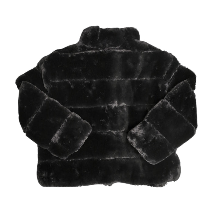 Edited by Hunter McGrady Women's Faux Fur Satin Lined Jacket, Plus Size