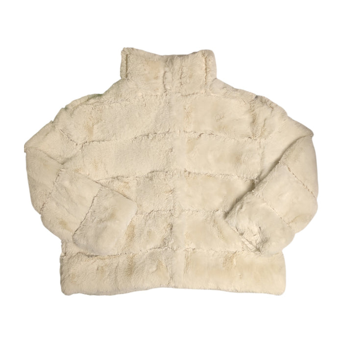 Edited by Hunter McGrady Women's Faux Fur Satin Lined Jacket, Plus Size