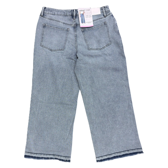 Edited by Hunter McGrady Women's High-Rise Wide Leg Crop Jeans, Plus Size