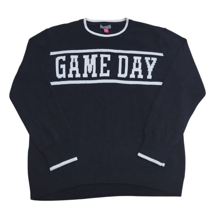 Vince Camuto Women's Game Day Comfort Crewneck Pullover Sweater
