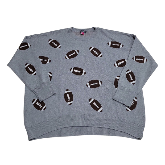 Vince Camuto Women's Game Day Comfort Crewneck Pullover Sweater