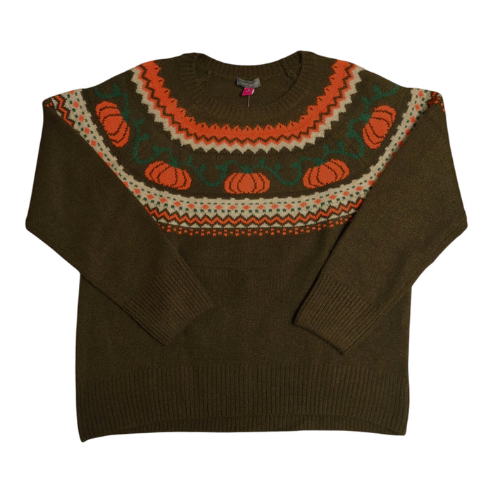 Vince Camuto Women's Knitted Long Sleeve Pullover Halloween Sweater