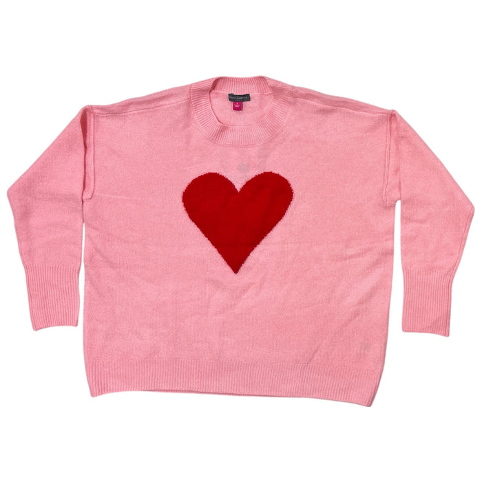Vince Camuto Women's Soft & Festive Relaxed Fit Valentine's Day Sweater
