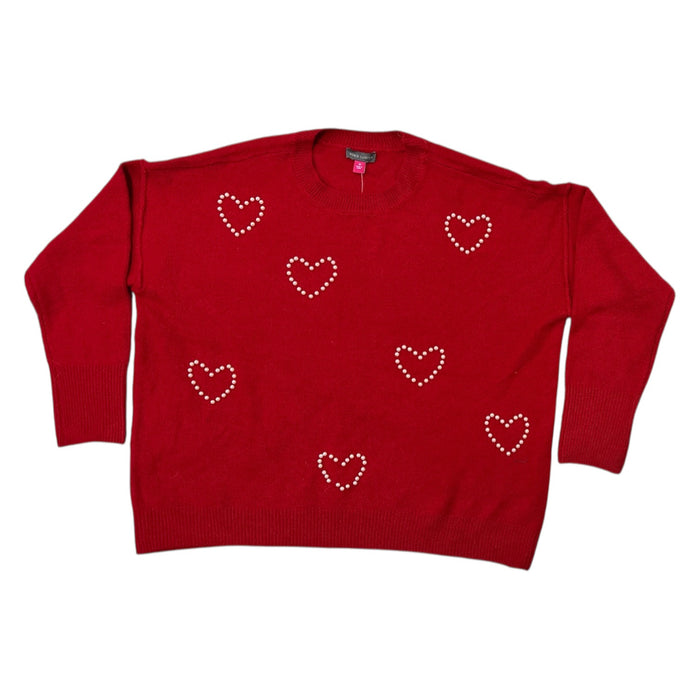 Vince Camuto Women's Soft & Festive Relaxed Fit Valentine's Day Sweater