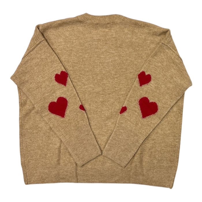 Vince Camuto Women's Soft & Festive Relaxed Fit Valentine's Day Sweater