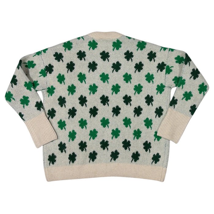 Vince Camuto Women's Relaxed Fit Cozy & Festive St. Patrick's Day Sweater