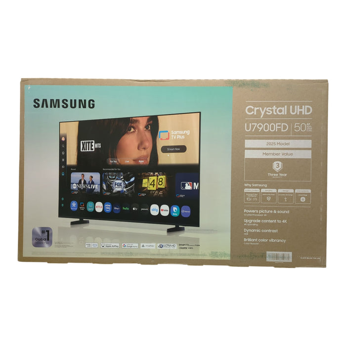 Samsung 50" Class 4K Crystal UHD Smart TV, UN50U7900FD