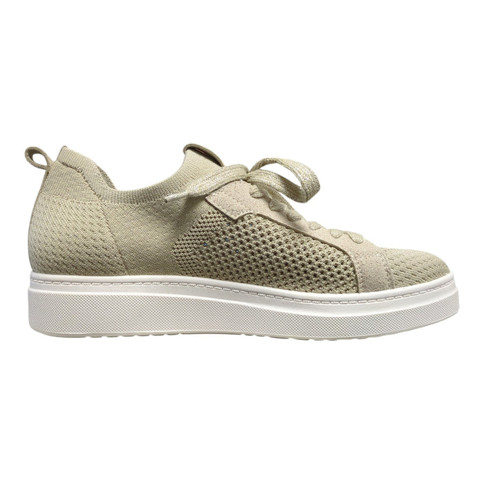 White Mountain Women's Lightweight Breathable Knit Lace-Up Sneaker