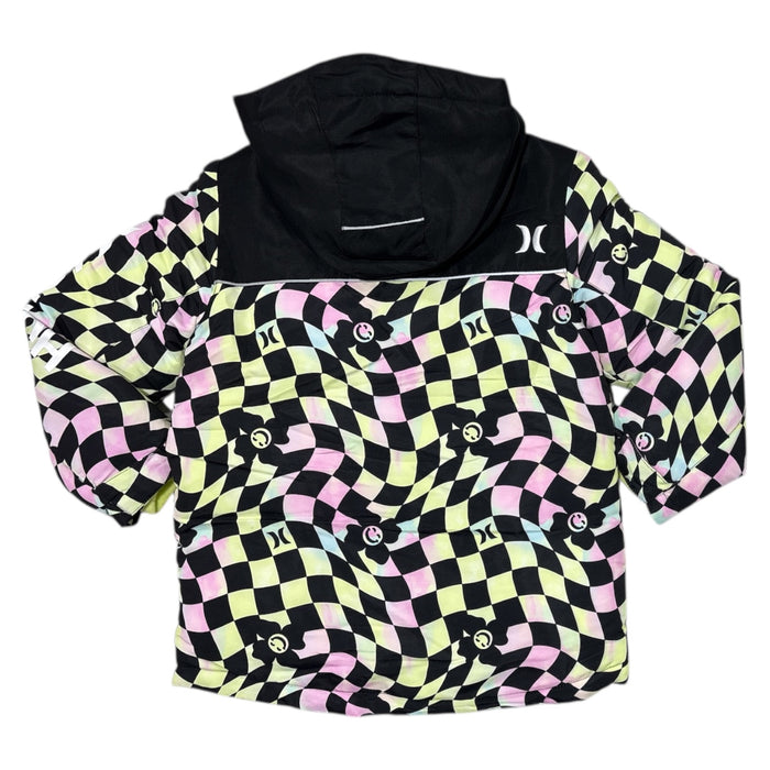 Hurley Girls Warm Artic Fleece Lined Water Resistant Multi Pocket Snow Jacket