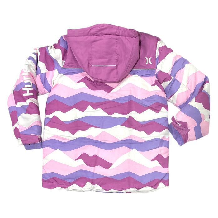 Hurley Girls Warm Artic Fleece Lined Water Resistant Multi Pocket Snow Jacket