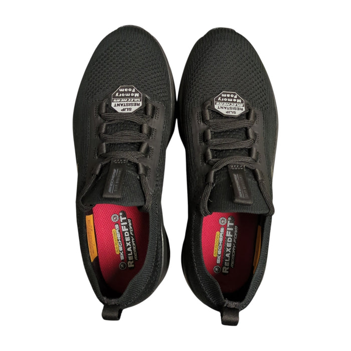 Skechers Women's Slip-Resistant Relaxed Fit Memory Foam Cushioned Work Shoe