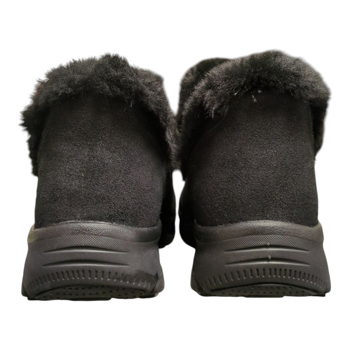 Skechers Women's Swift Fit Easy Going Vegan Suede Faux Fur Trimmed Boot