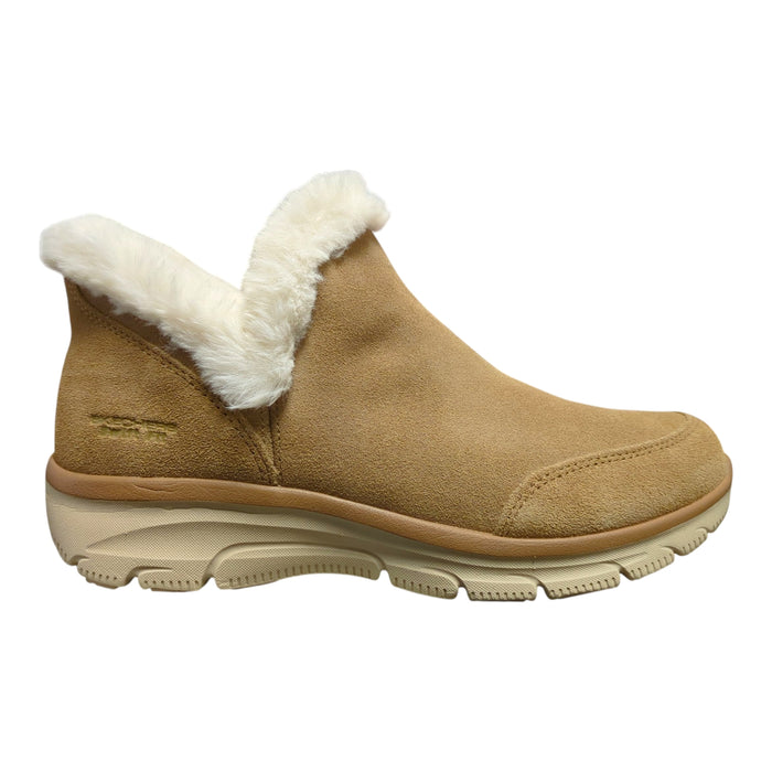 Skechers Women's Swift Fit Easy Going Vegan Suede Faux Fur Trimmed Boot