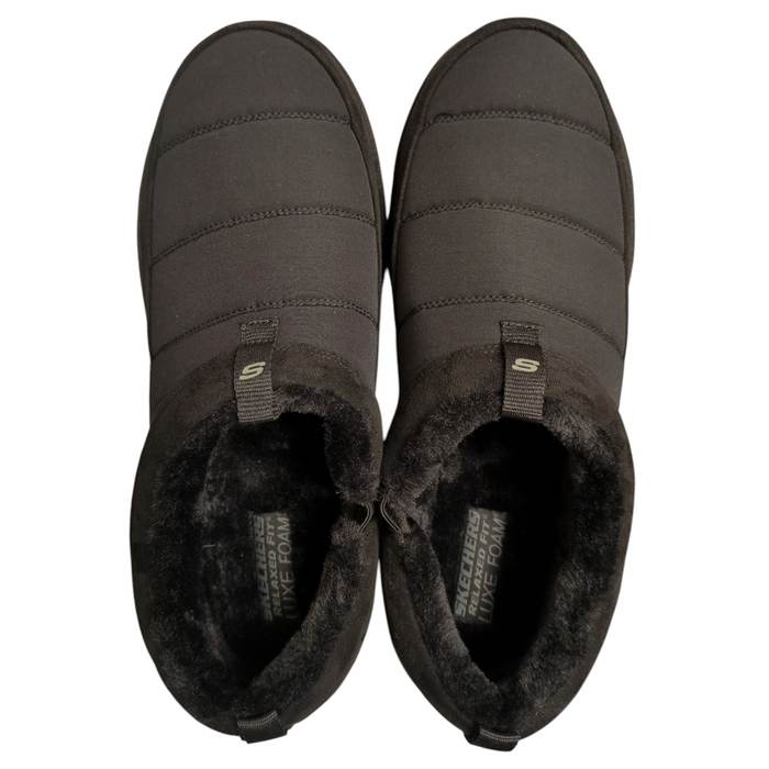 Skechers Men's Lightweight Slip-On House Shoe with Luxe Foam Insoles, Wide