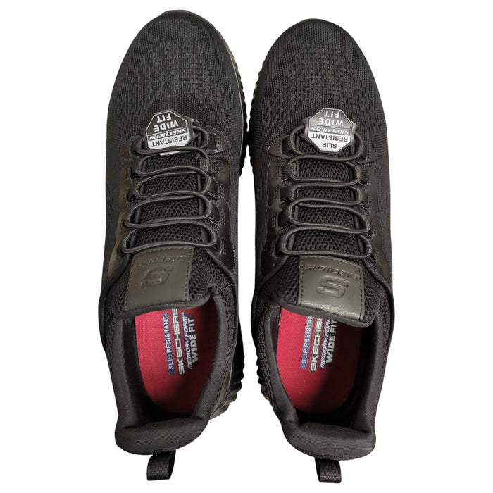 Skechers Men's Bungee-Laced Electrical Hazard Safe Designed Work Sneaker, Wide