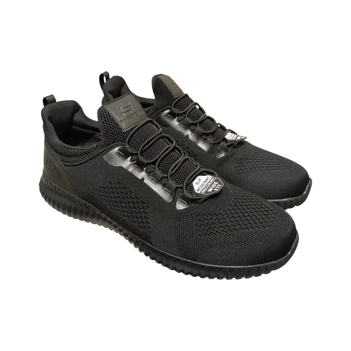 Skechers Men's Bungee-Laced Electrical Hazard Safe Designed Work Sneaker, Wide