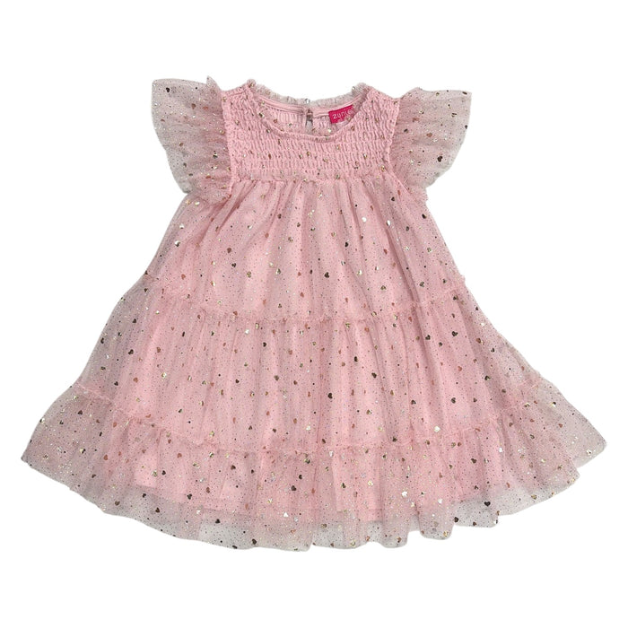 Zunie Girls Lightweight Regular Fit Knee Length Tulle Dress