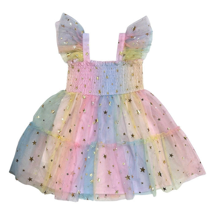 Zunie Girls Lightweight Regular Fit Knee Length Tulle Dress