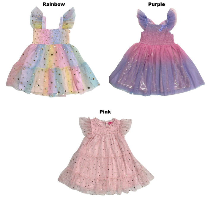 Zunie Girls Lightweight Regular Fit Knee Length Tulle Dress