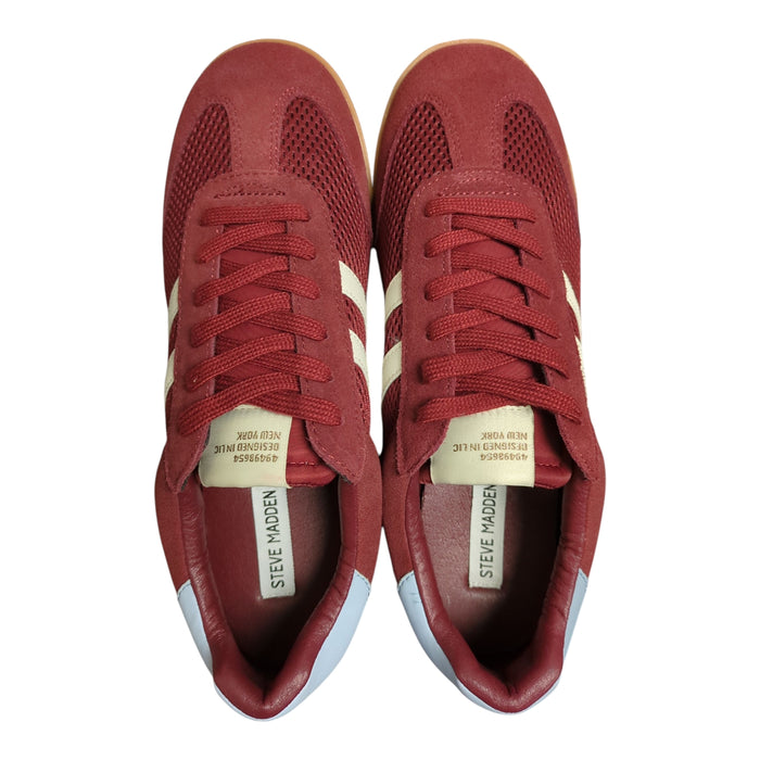 Steve Madden Women's Retro-Inspired Suede Lace-Up Sneaker