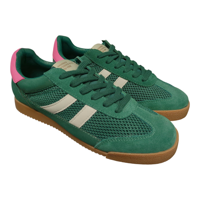 Steve Madden Women's Retro-Inspired Suede Lace-Up Sneaker