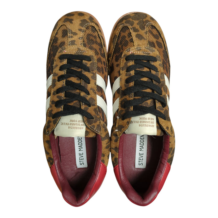 Steve Madden Women's Retro-Inspired Suede Lace-Up Sneaker