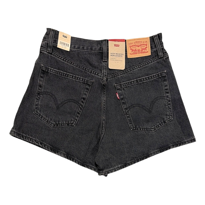 Levi's Women's High-Waisted Relaxed Fit 5 Pocket Cotton Denim Mom Short