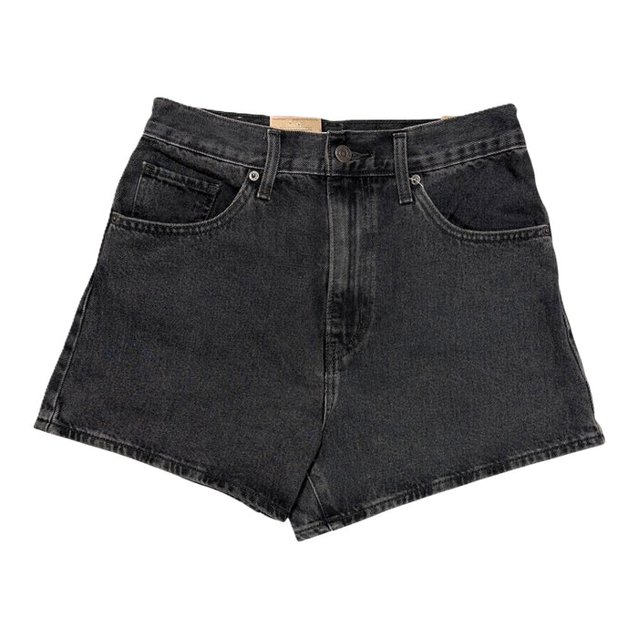 Levi's Women's High-Waisted Relaxed Fit 5 Pocket Cotton Denim Mom Short