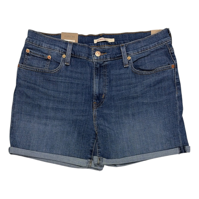 Levi's Women's Mid-Length Slim Fit 5 Pocket Stretch Denim Short