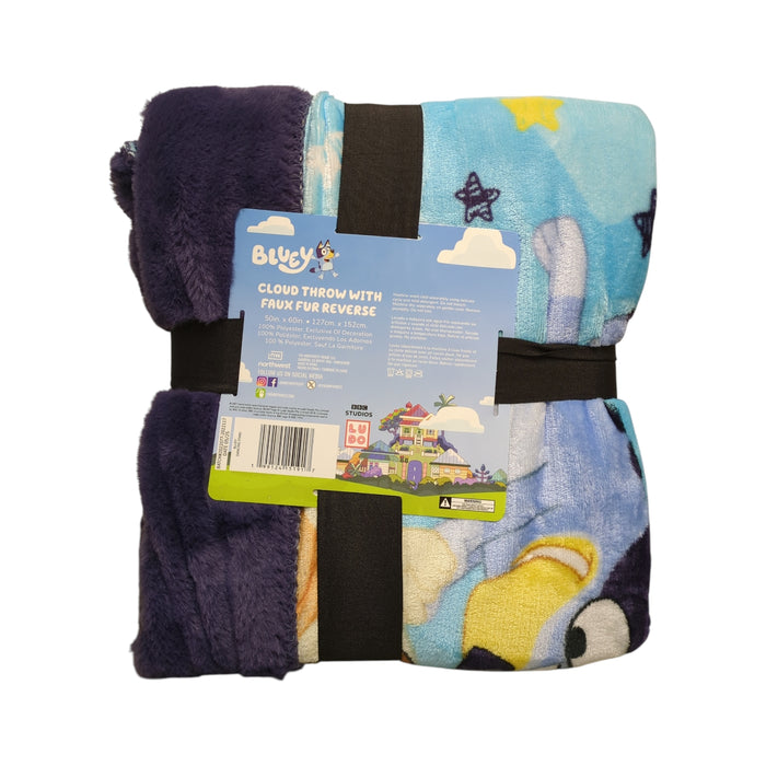 Northwest Licensed Character Plush Faux Fur Kids Throw Blanket, 50" x 60"