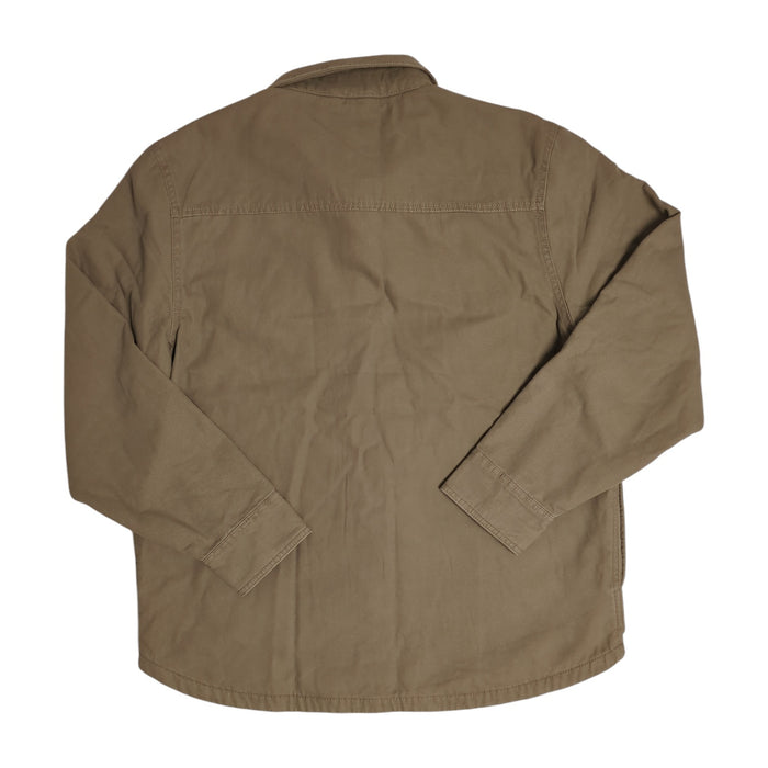 Coleman Men's Fleece Lined Snap Closure Canvas Shirt Jacket