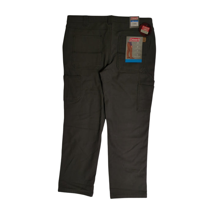 Coleman Men's Extra Warm Durable Canvas Fleece Lined Utility Pant