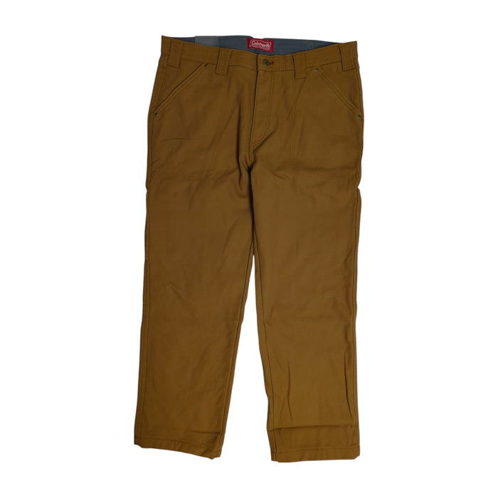 Coleman Men's Extra Warm Durable Canvas Fleece Lined Utility Pant