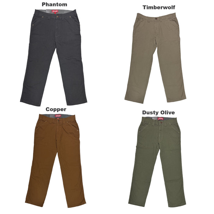 Coleman Men's Durable Canvas Tear Resistant Utility Pants